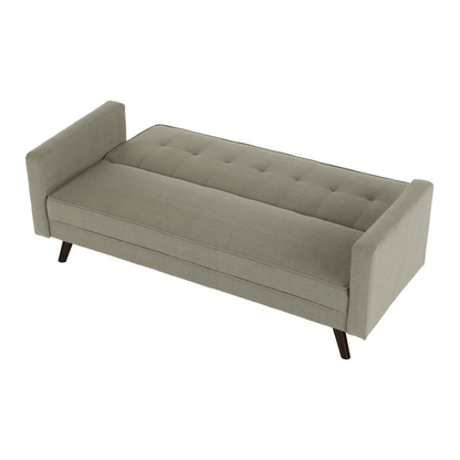 Canapea extensibilă, material gri-maro taupe, OTISA
