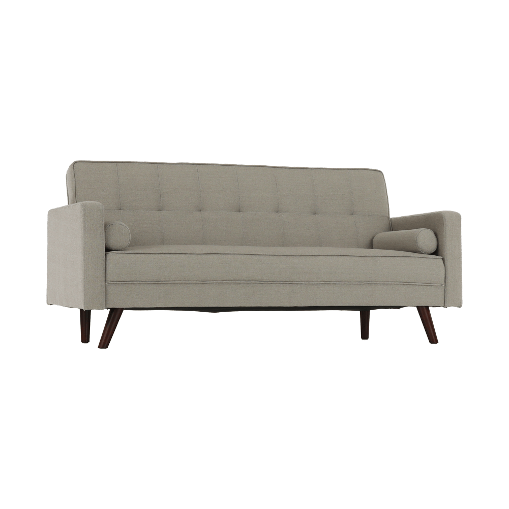 Canapea extensibilă, material gri-maro taupe, OTISA