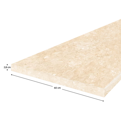 Blat de lucru, grosime 2,8 cm, royal beigemarble