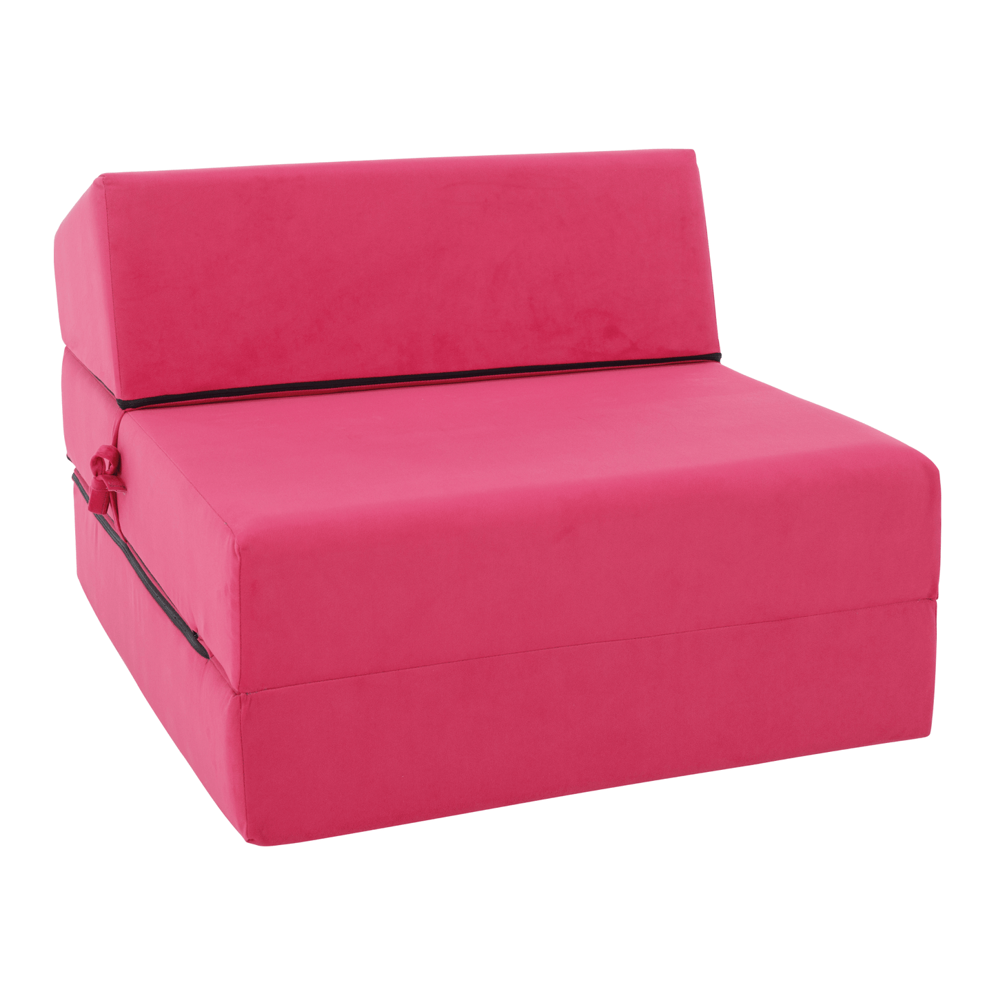Saltea pliabilă/fotoliu extensibil, 2în1, roz magenta, PELOS
