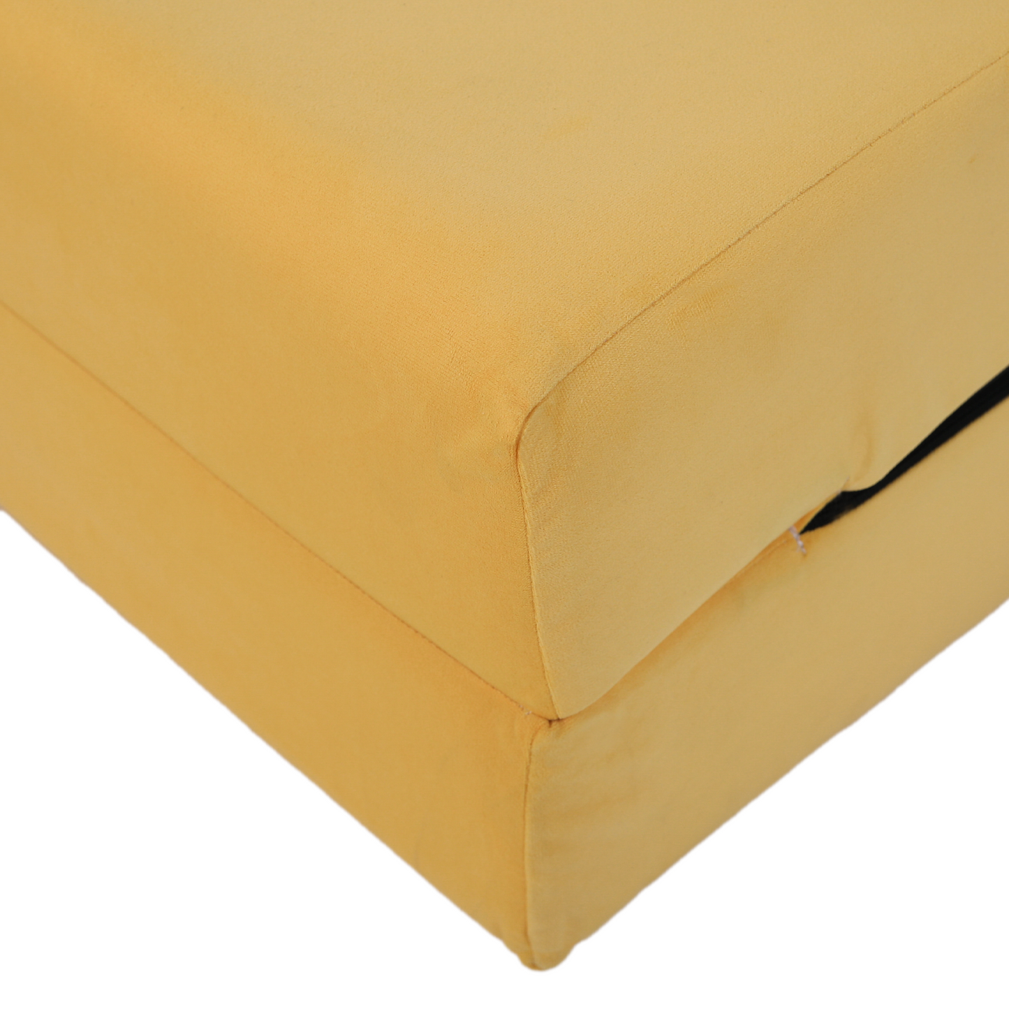 Saltea pliabilă/fotoliu extensibil, 2 in 1, galben, PELOS