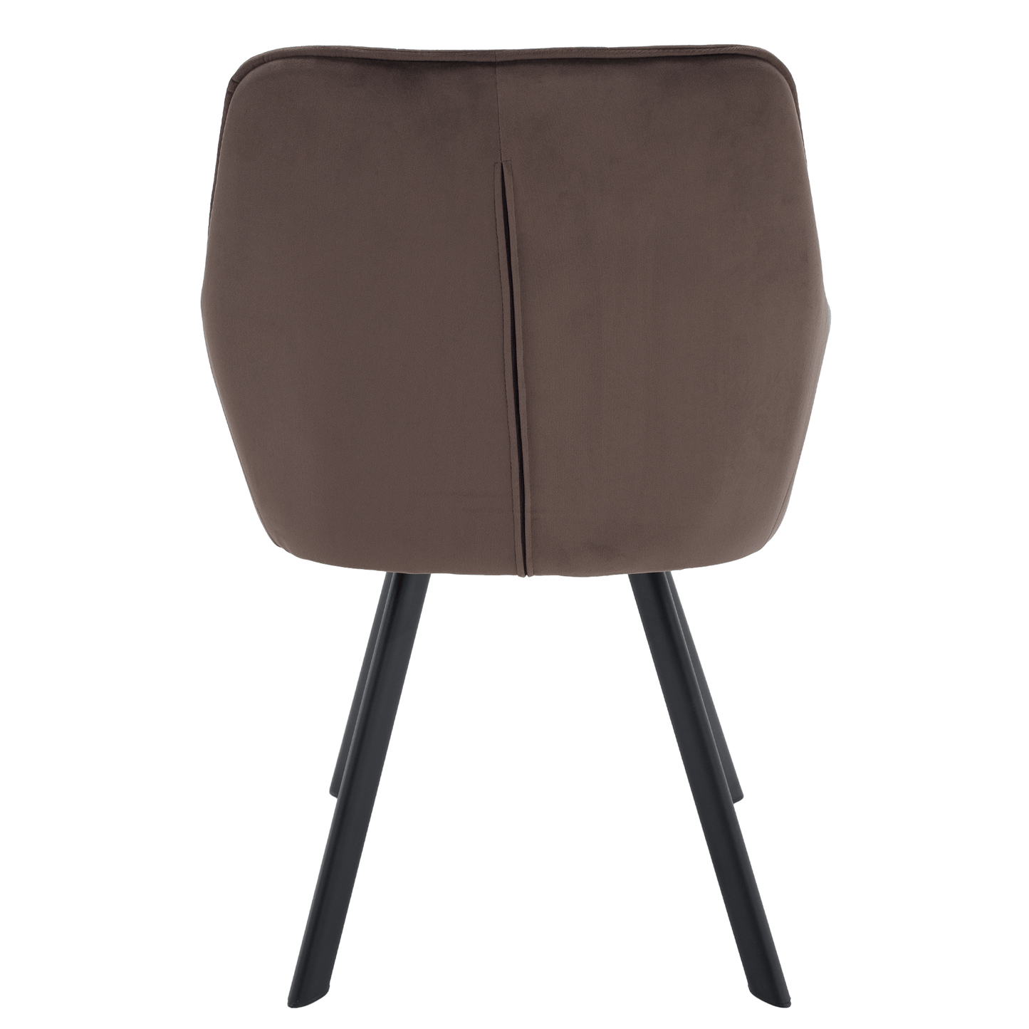 Scaun de design, gri-maronie Velvet/negru, PETIN