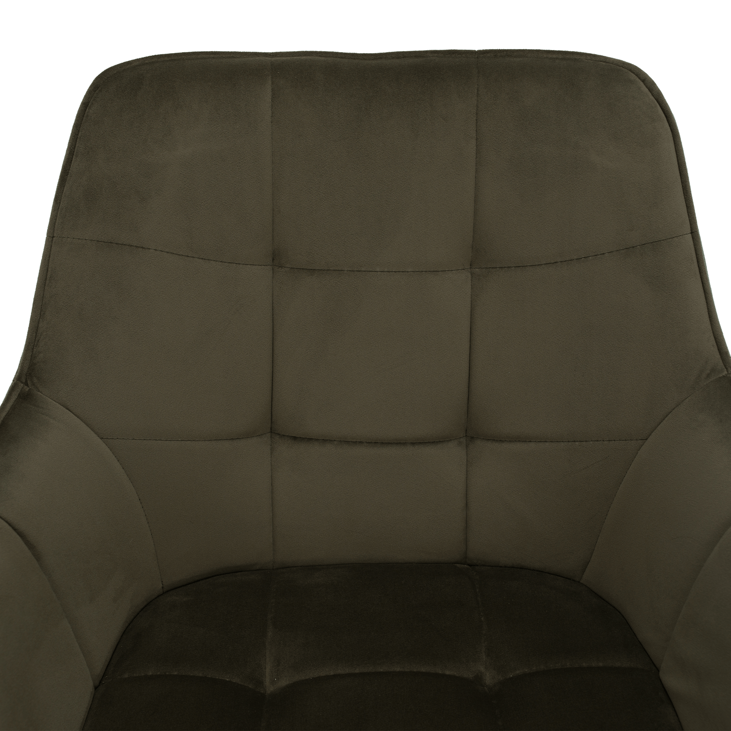 Scaun de design, Velvet verde/negru, PETIN