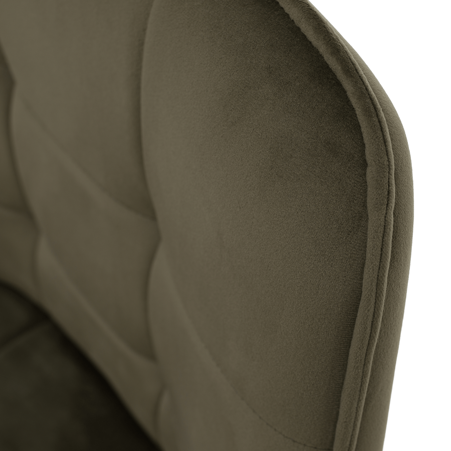 Scaun de design, Velvet verde/negru, PETIN