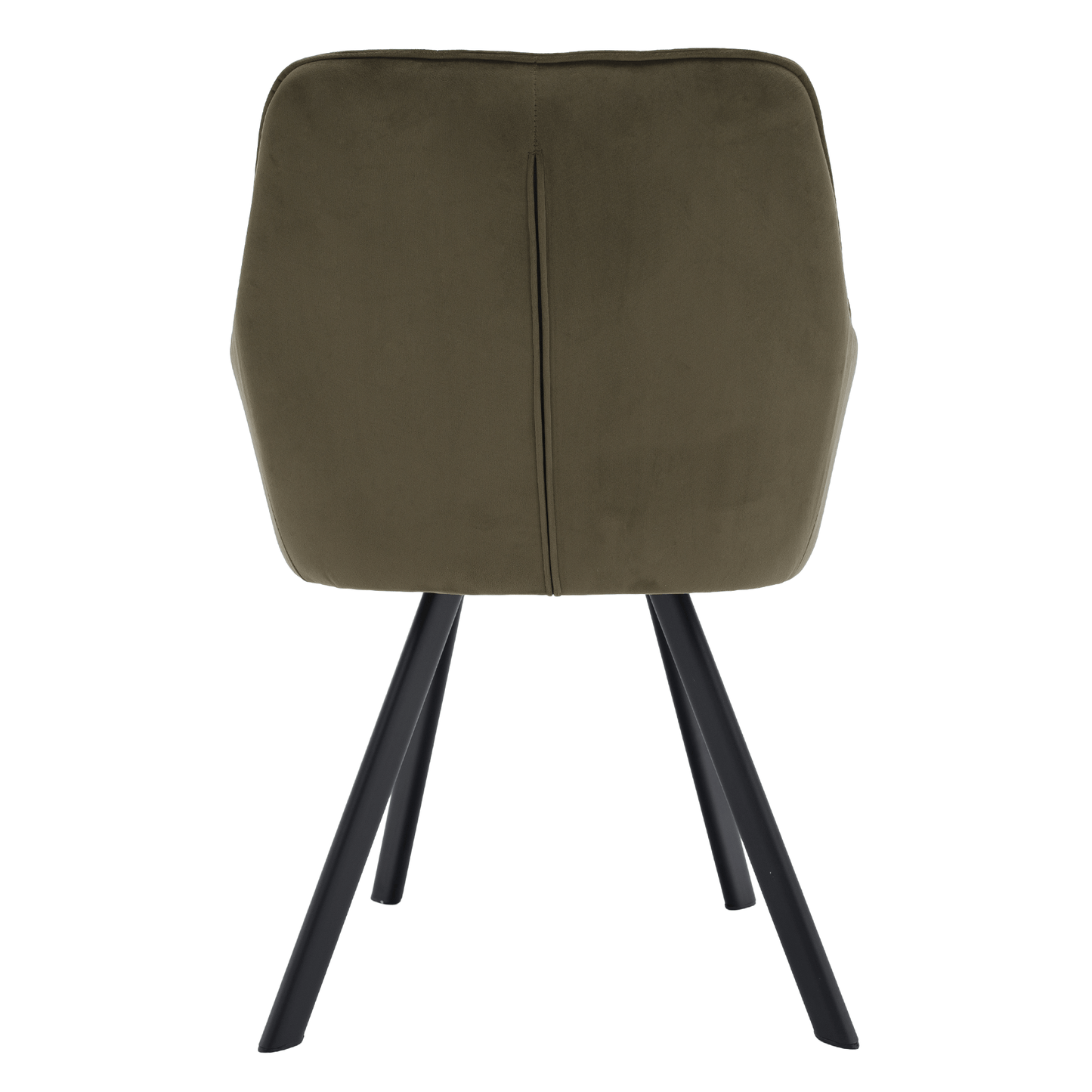 Scaun de design, Velvet verde/negru, PETIN