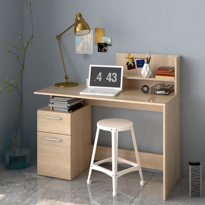 Masă PC, stejar sonoma, PLATON NEW