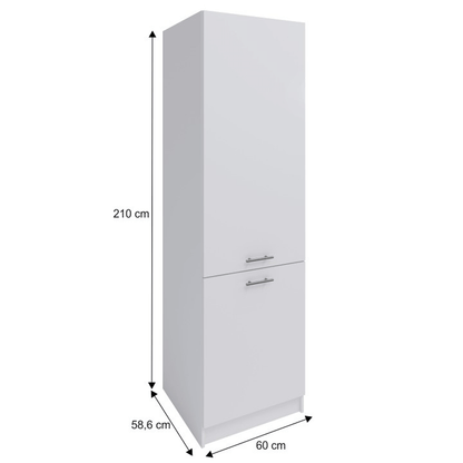 Dulap pentru produse alimentare, alb, deschidere dreapta, FABIANA S60/210