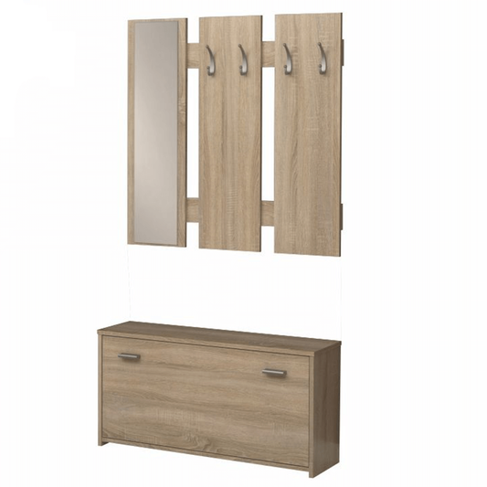 Mobilier pentru hol, stejar sonoma, ladă 03 NEW