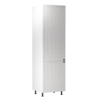 Dulap  inferior pentru frigider încorporat D60ZL, model stânga, alb/pin Andersen, PROVENCE