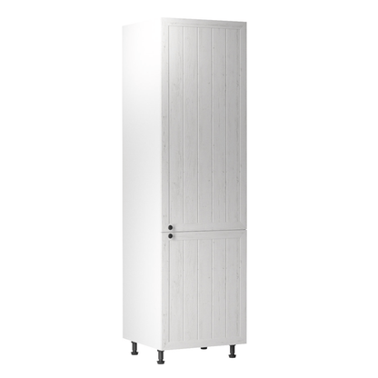 Dulap inferior pentru frigider încorporat D60ZL, model dreapta, alb/pin Andersen, PROVENCE