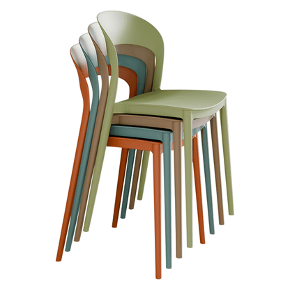 Scaun stivuibil, verde, RADANA NEW