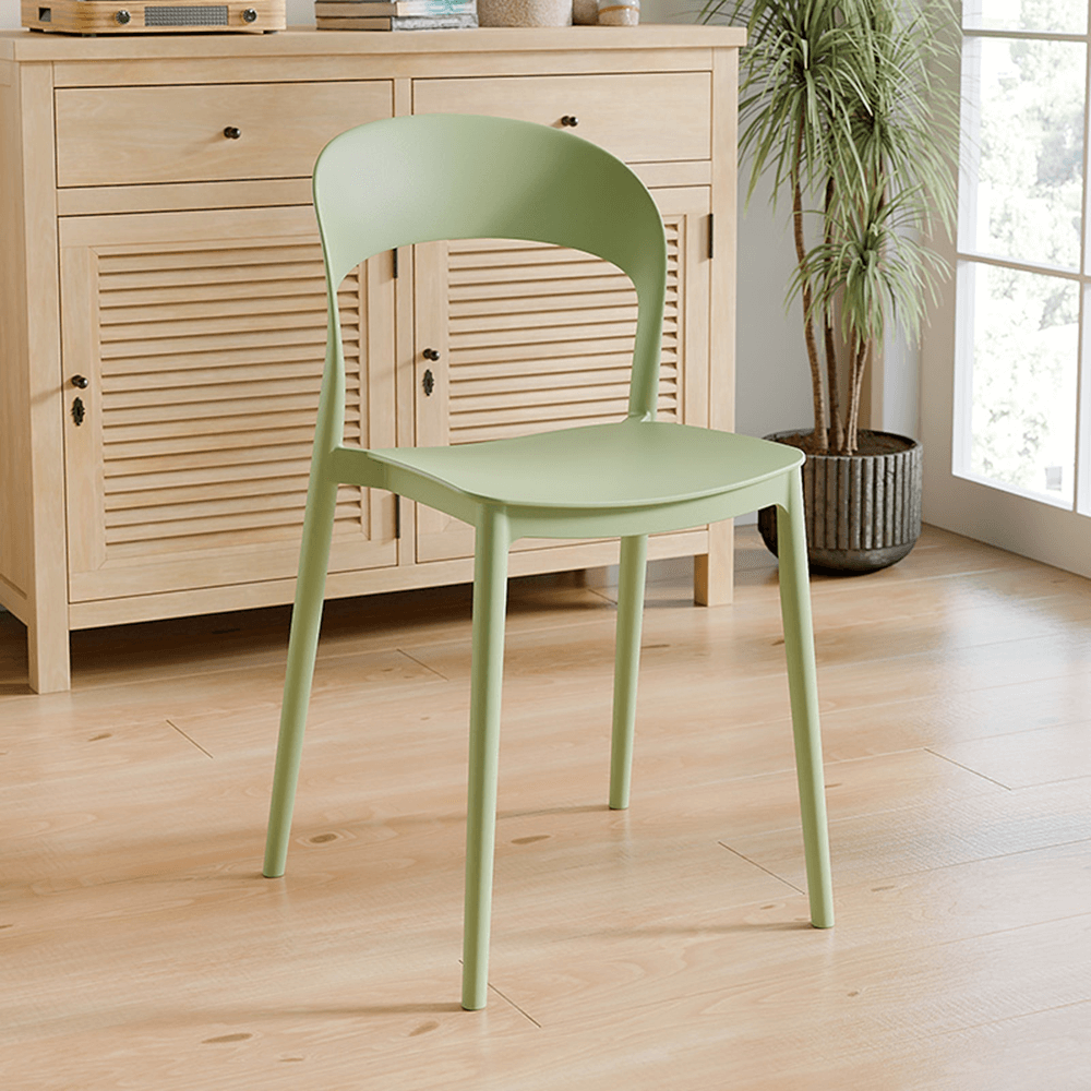 Scaun stivuibil, verde, RADANA NEW