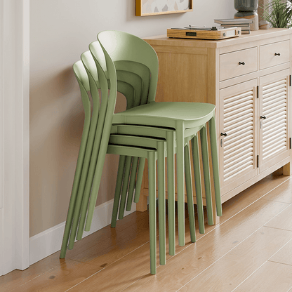 Scaun stivuibil, verde, RADANA NEW