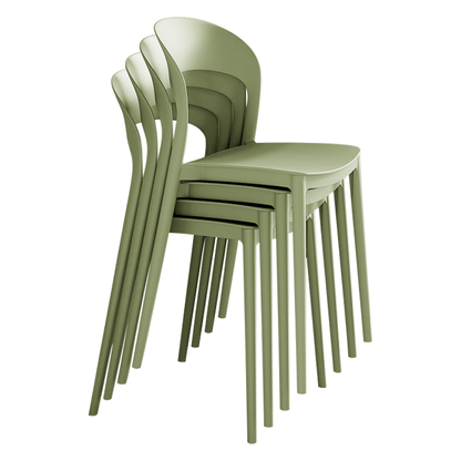 Scaun stivuibil, verde, RADANA NEW