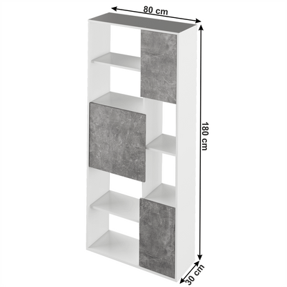Raft, alb / beton, ULIMI