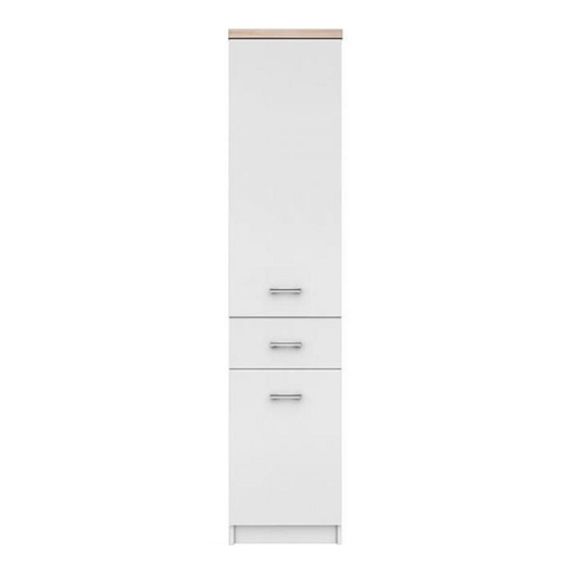 Raft 2D1S, alb/stejar sonoma, universal, TOPTY TYP 05