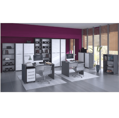 Dulap biblioraft, grafit, RIOMA NEW TYP 03
