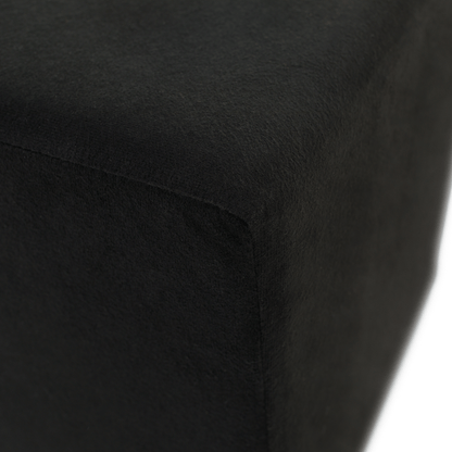 Taburet, material Alova, negru, REGOR