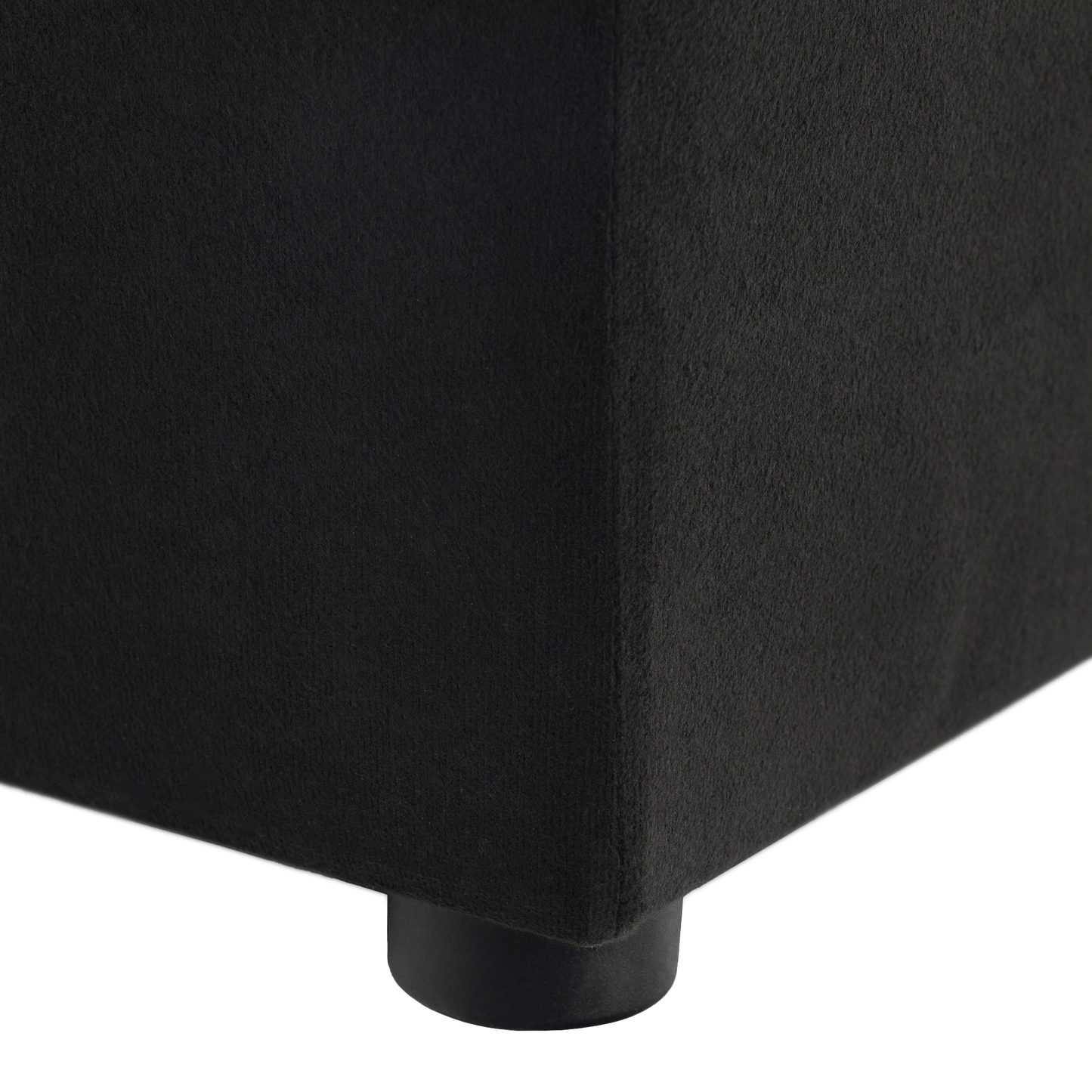 Taburet, material Alova, negru, REGOR