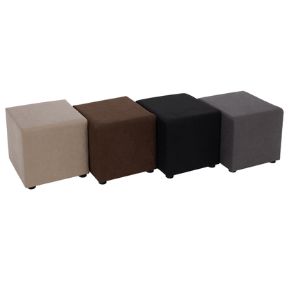 Taburet, material Alova, negru, REGOR
