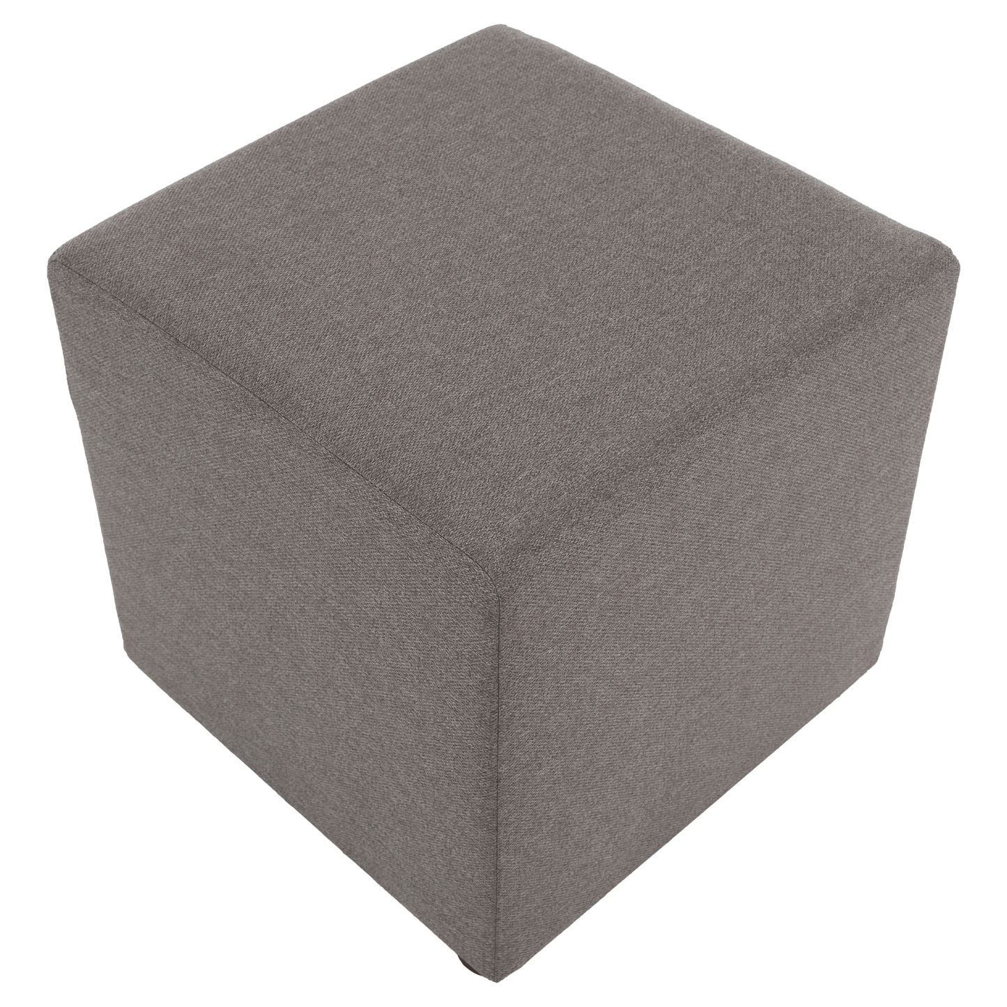 Taburet, ţesătură Twist, gri-bej Taupe, REGOR