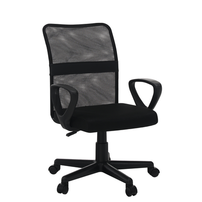Scaun de birou, negru, REMO 3 NEW