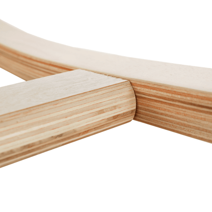 Scaun genunchi, negru / natural, RENAR