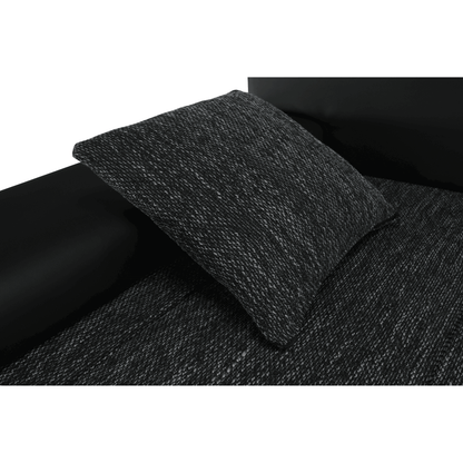 Colţar, negru/negru, TRAMP