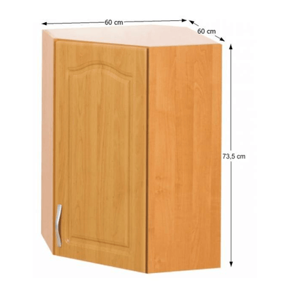Dulap de sus, arin, de dreapta, LORA MDF NEW KLASIK W60/61