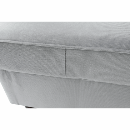 Taburet modern, gri deschis/nuc, RUFINO 3 NEW