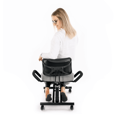 Scaun de îngenunchiere ergonomic, gri-maro Taupe / negru, RUFUS