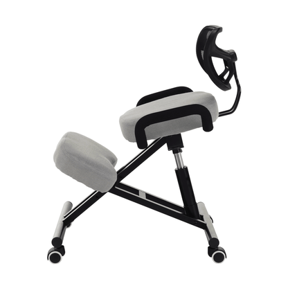 Scaun de îngenunchiere ergonomic, gri-maro Taupe / negru, RUFUS