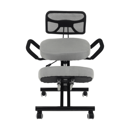 Scaun de îngenunchiere ergonomic, gri-maro Taupe / negru, RUFUS