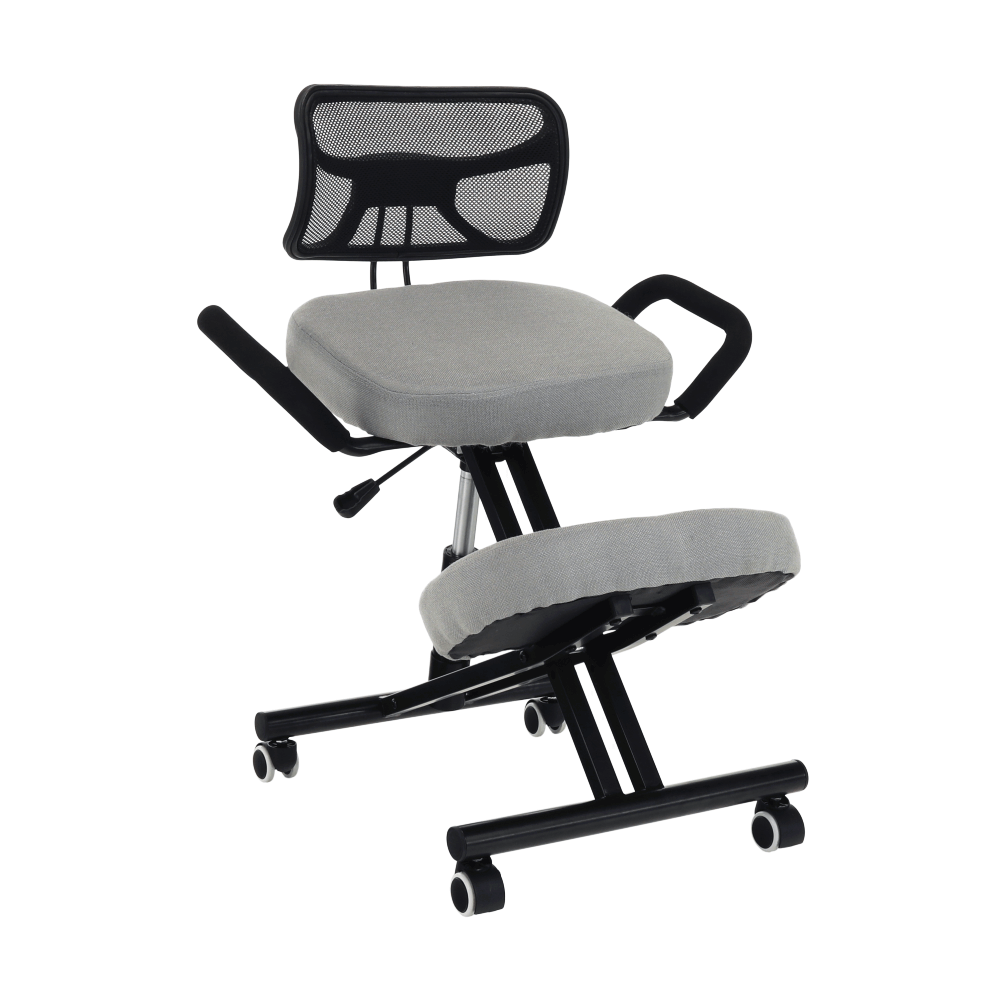Scaun de îngenunchiere ergonomic, gri-maro Taupe / negru, RUFUS