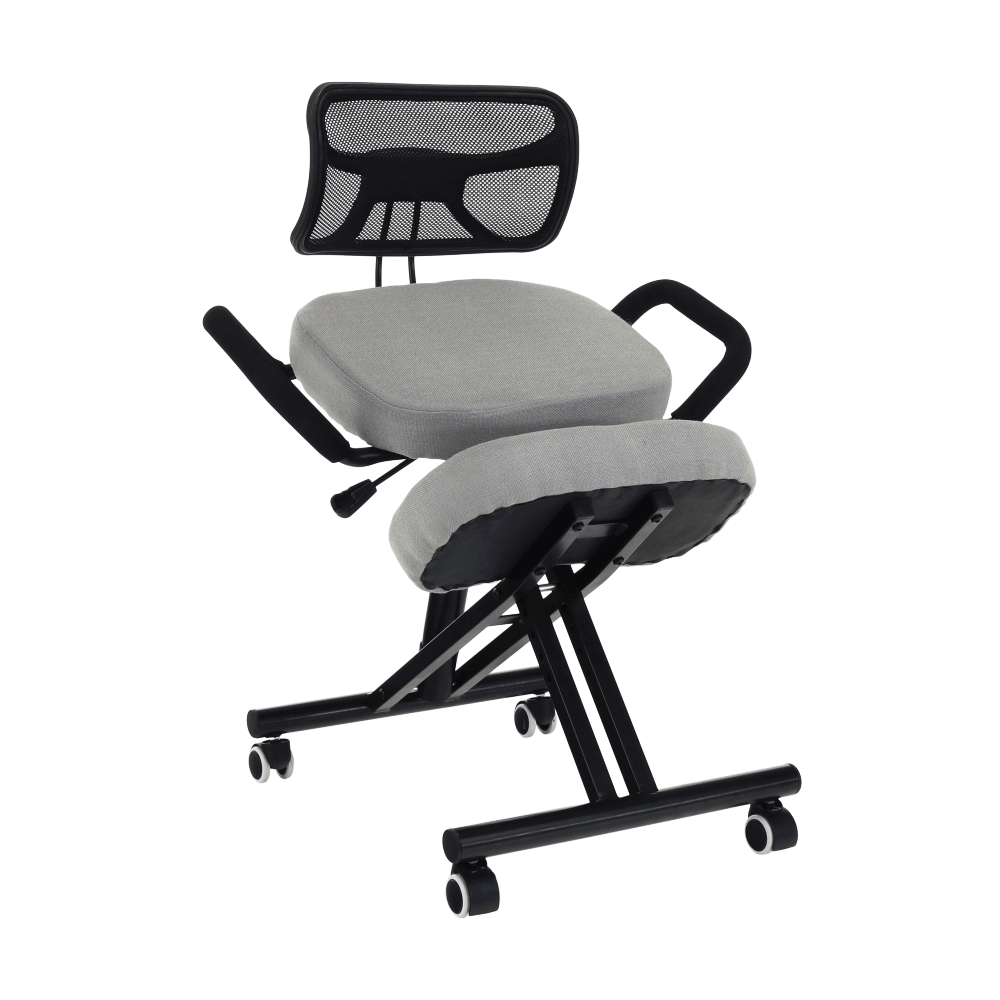 Scaun de îngenunchiere ergonomic, gri-maro Taupe / negru, RUFUS