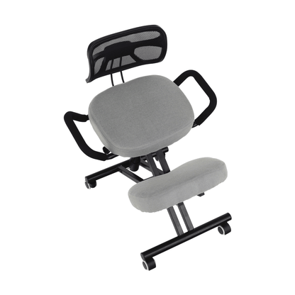 Scaun de îngenunchiere ergonomic, gri-maro Taupe / negru, RUFUS