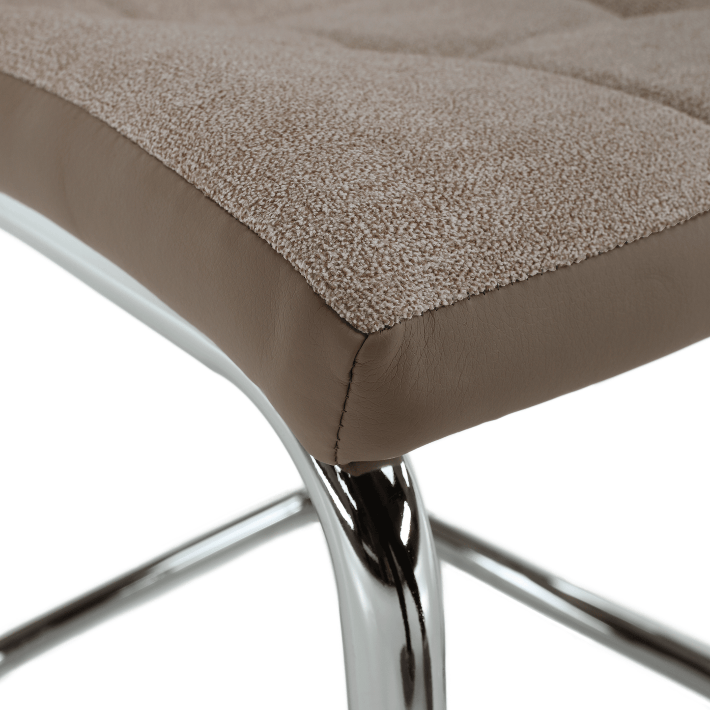 Scaun dining, bej/crom, SALOMA NEW