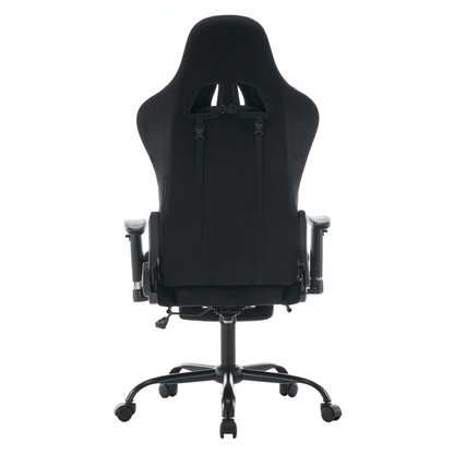Scaun de birou/gaming, negru, ţesătură Velvet, SALOP