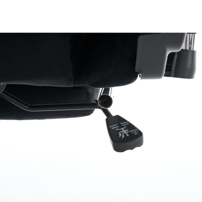 Scaun de birou/gaming, negru, ţesătură Velvet, SALOP