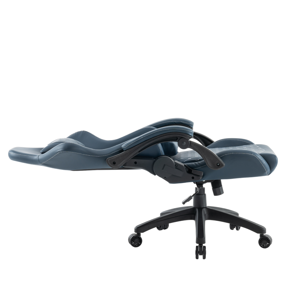 Scaun de birou/gaming, albastru, SAMIE
