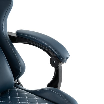 Scaun de birou/gaming, albastru, SAMIE