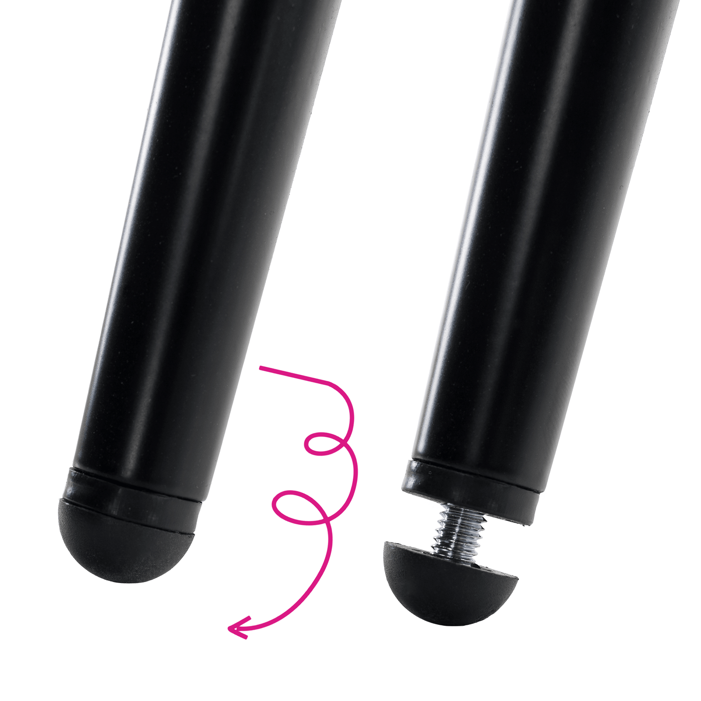 Scaun de sufragerie, alb/negru, SANAKO TYP 1