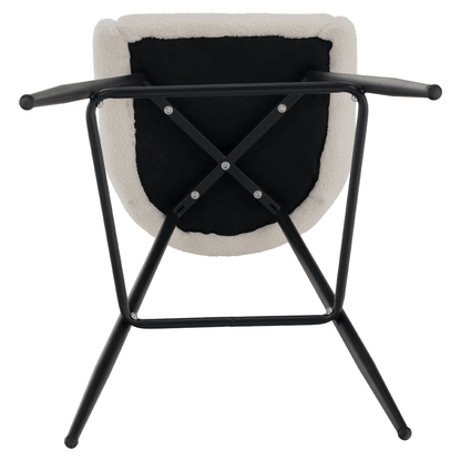 Scaun de bar, alb/negru, SANAKO TYP 2