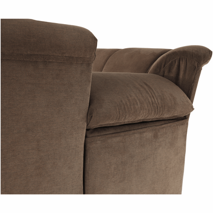 Colţar extensibil, textil maro, dreapta,, SANTIAGO
