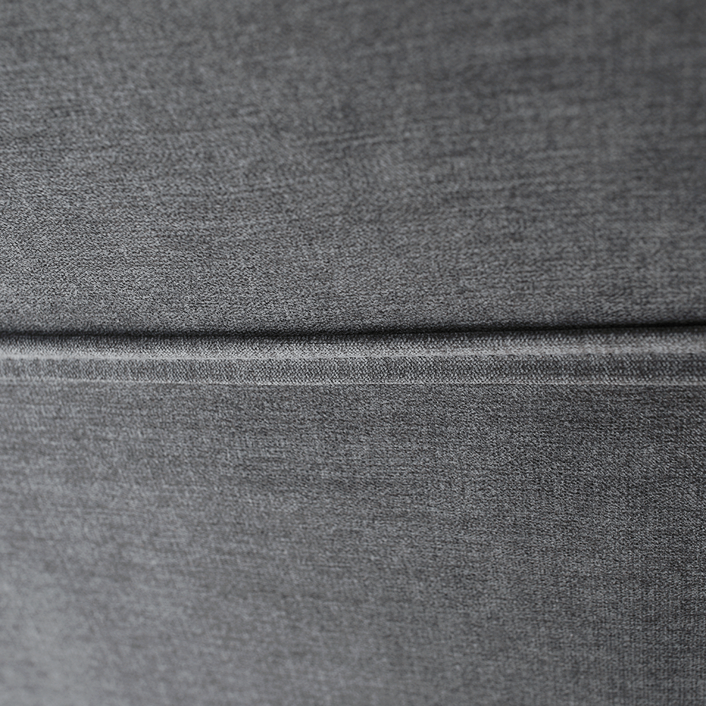 Colţar extensibil, material textil gri, model stânga, SANTIAGO
