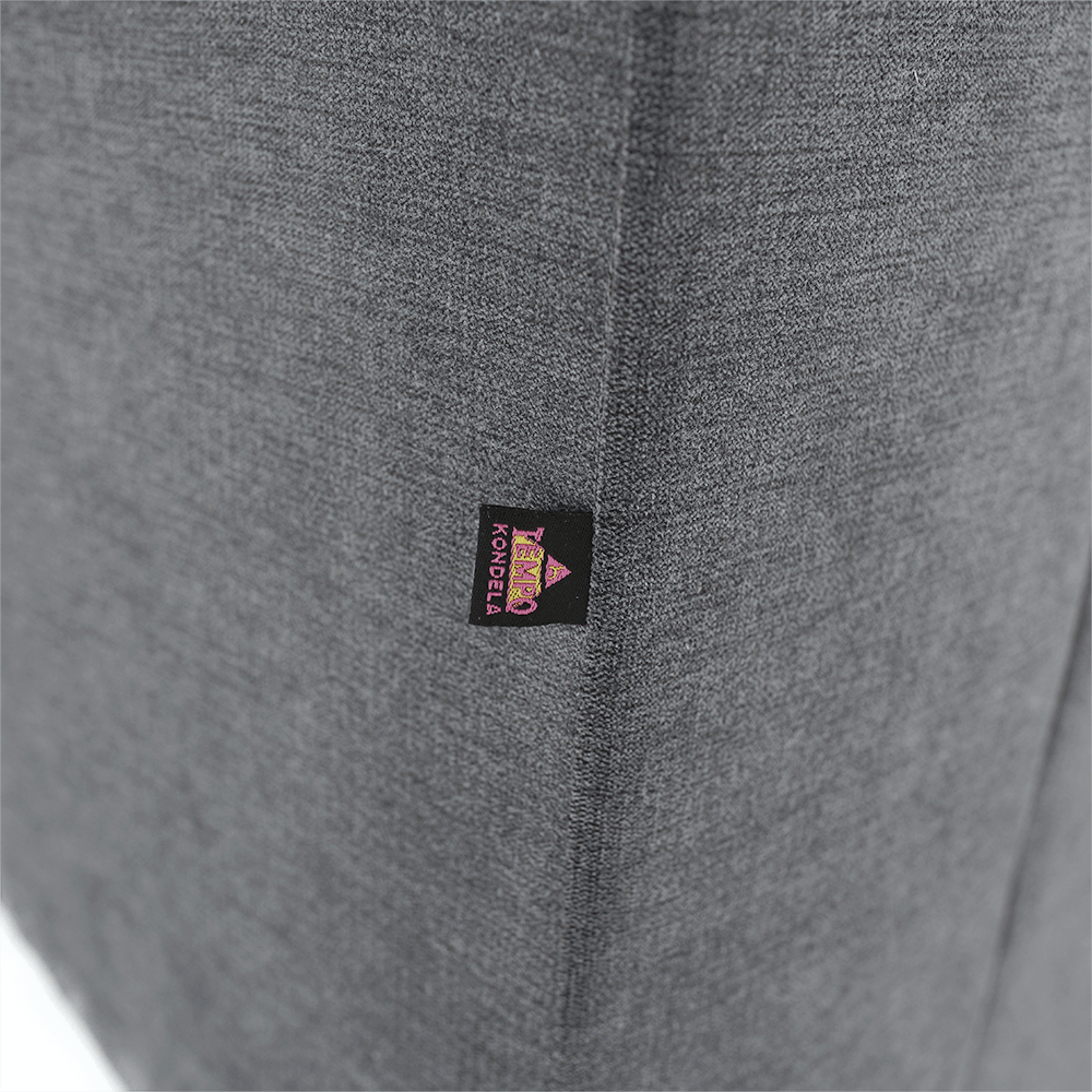 Colţar extensibil, material textil gri, model stânga, SANTIAGO