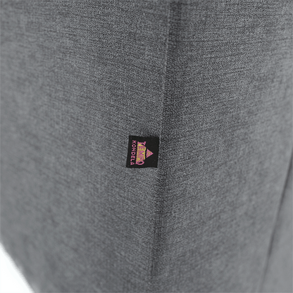 Colţar extensibil, material textil gri, model stânga, SANTIAGO