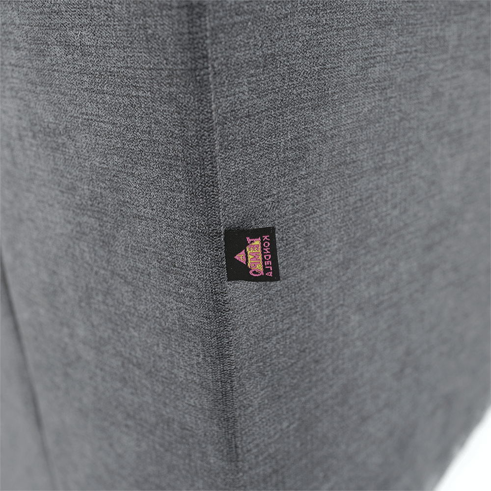 Colţar extensibil, material textil gri, model dreapta, SANTIAGO