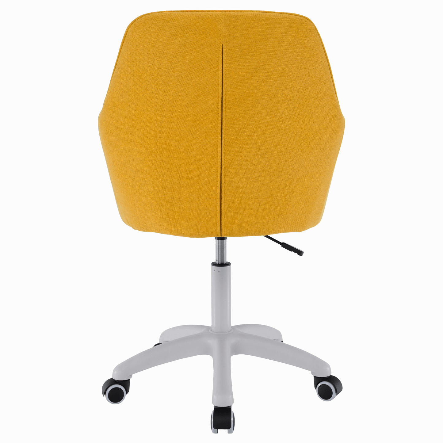 Scaun de birou, material galben/alb, SANTY