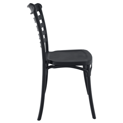 Scaun stivuibil, negru, SAVITO